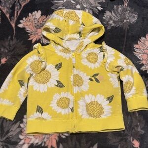 Carter's Yellow Sunflower Hoodie for Kids